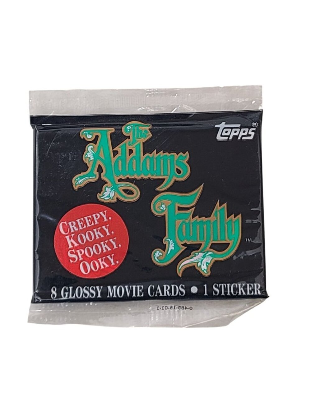 1991 Topps The Addams Family Movie Trading Cards Sealed Pack 8 Cards 1 Sticker